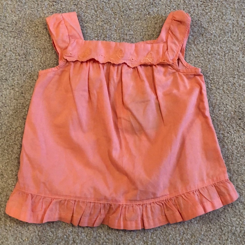 Apricot Woven Top